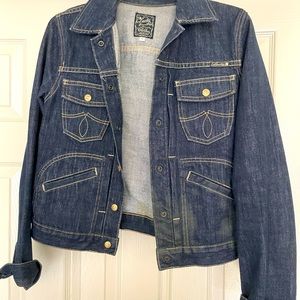 Lucky Brand Vintage denim jacket size S.